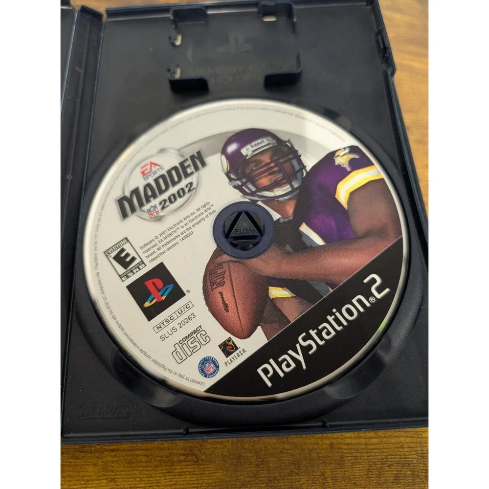Madden NFL 2002 (Sony PlayStation 2, 2001) Tested Working PS2 Football Game CIB
